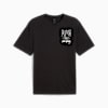 Polo de training Graphics Illustration para hombre, PUMA Black, small-PER