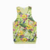 Dunked In Florals Men's Basketball Jersey, Pistachio Green-AOP, small