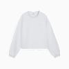 Wardrobe Essentials Oversized Crew Women, Silver Mist, small