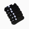 PUMA Women's No Show Socks (6 pairs), BLACK / WHITE, small