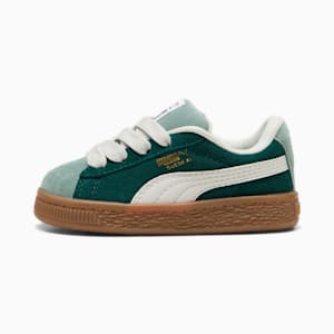 Tenis Suede XL para bebés, Dark Myrtle-Vapor Gray-Green Moon, extralarge