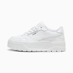 Tenis para mujer Karmen II Idol, PUMA White-PUMA White-PUMA Silver, extralarge