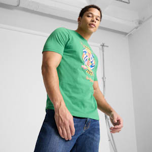 Las Vegas Men's Graphic Tee, Archive Green, extralarge
