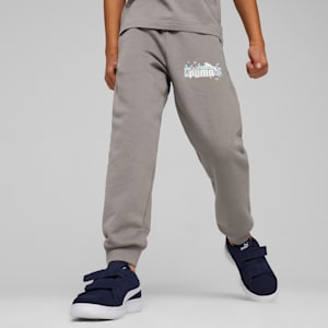 Pants para niños ESS+ SUMMER CAMP, Cast Iron, extralarge