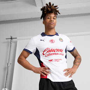 Jersey Hombre Chivas Away Replica 24-25, PUMA White, extralarge