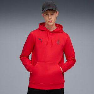 Sudadera para hombre AC Milan ftblESSENTIALS, For All Time Red-PUMA Black, extralarge