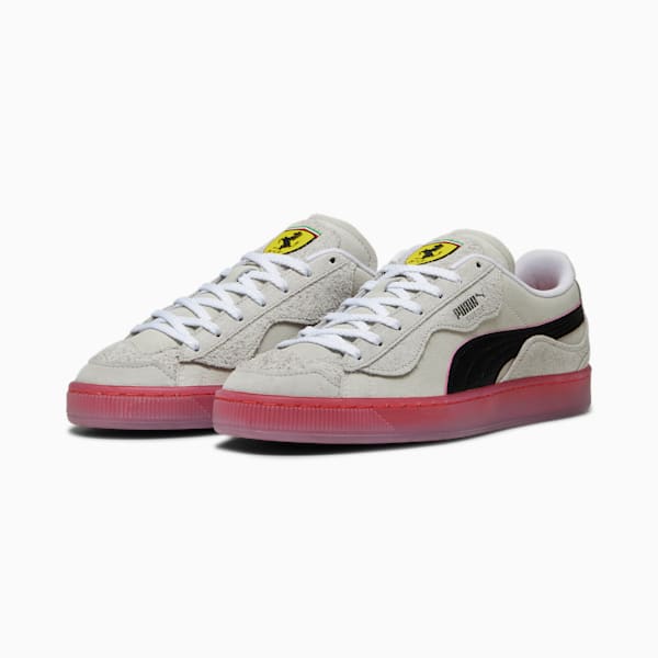 Scuderia Ferrari Suede Trippy Sneakers, PUMA White-PUMA Black, extralarge