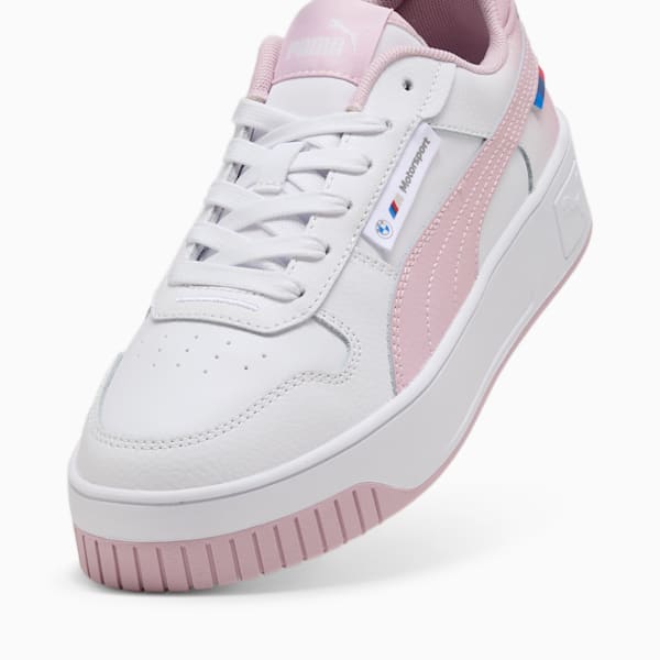 Tenis para mujer Carina Street BMW M Motorsport, PUMA White-Rose Mauve, extralarge