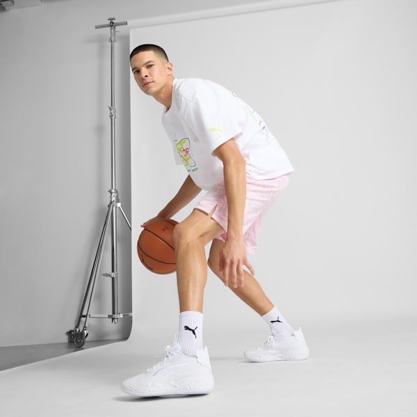 Tenis de básquet MB.04 Lo Ice White, PUMA White-Sun Struck, extralarge