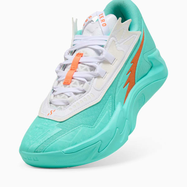 Scoot Zeros II Shift Basketball Shoes, Aquatic-Orange Poppy, extralarge