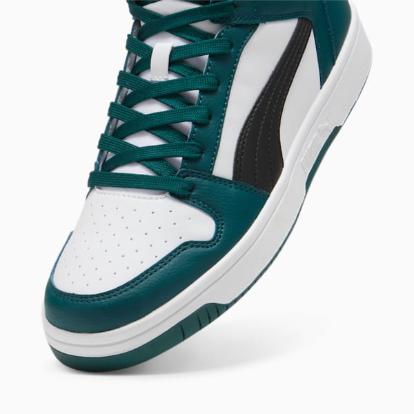 PUMA Rebound LayUp Sneakers, Dark Myrtle-PUMA Black-PUMA White, extralarge