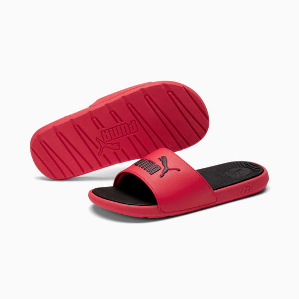 Cool Cat 2.0 Big Kids' Sandals, For All Time Red-PUMA Black, extralarge
