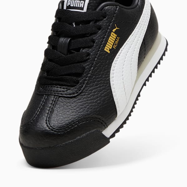 Roma 24 Standard Little Kids' Sneakers, PUMA Black-PUMA White, extralarge
