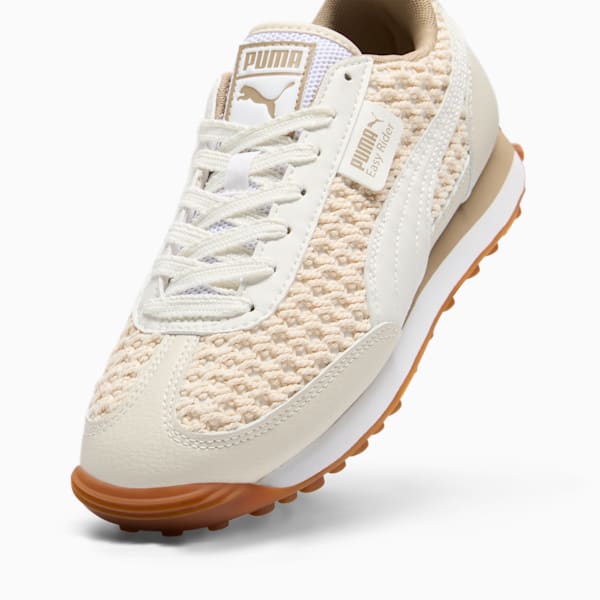 Zapatillas Easy Rider Knit para mujer, Warm White-PUMA White-Oak Branch, extralarge