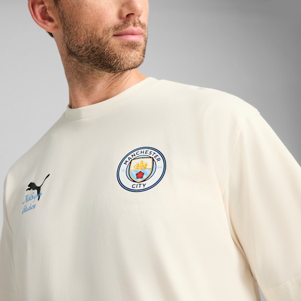 KIDSUPER x MANCHESTER CITY Graphic Tee Men, Warm White-PUMA Black, extralarge