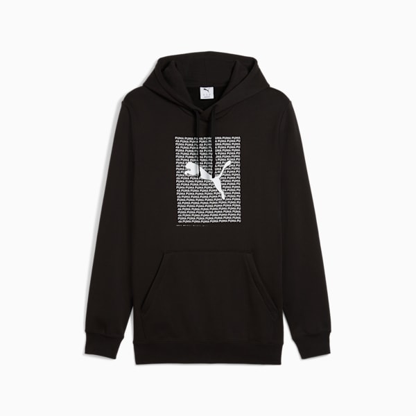 Sudadera Essentials Logo Lab para hombre, PUMA Black, extralarge