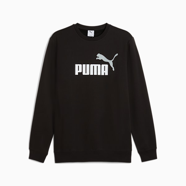 Sudadera Essentials+ 2 Colour No. 1 Logo para hombre, PUMA Black, extralarge
