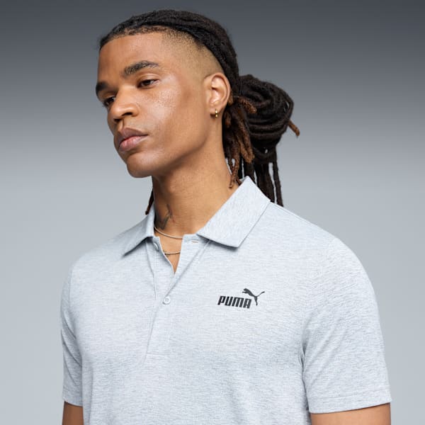 Essentials All In Men's Polo Shirt, Light Gray Heather, extralarge