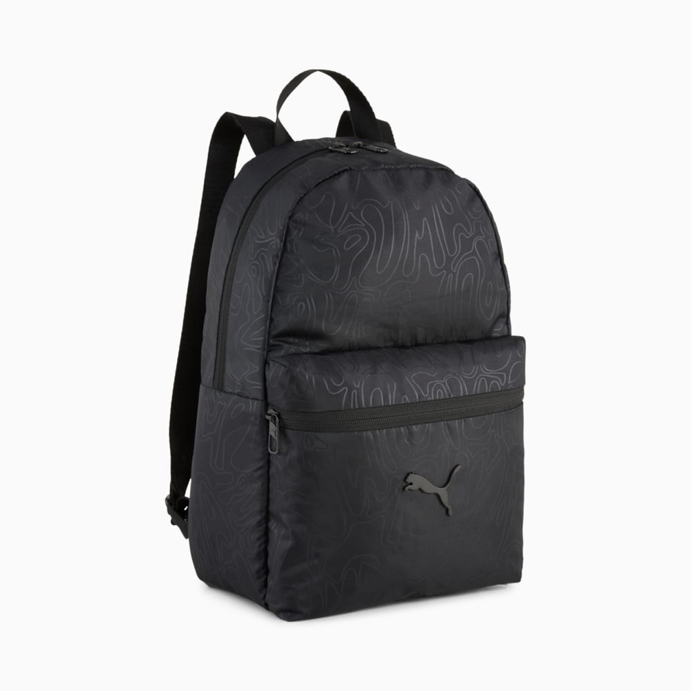 Изображение Puma Рюкзак Pop Small Backpack Women #1: PUMA Black-Graffiti AOP