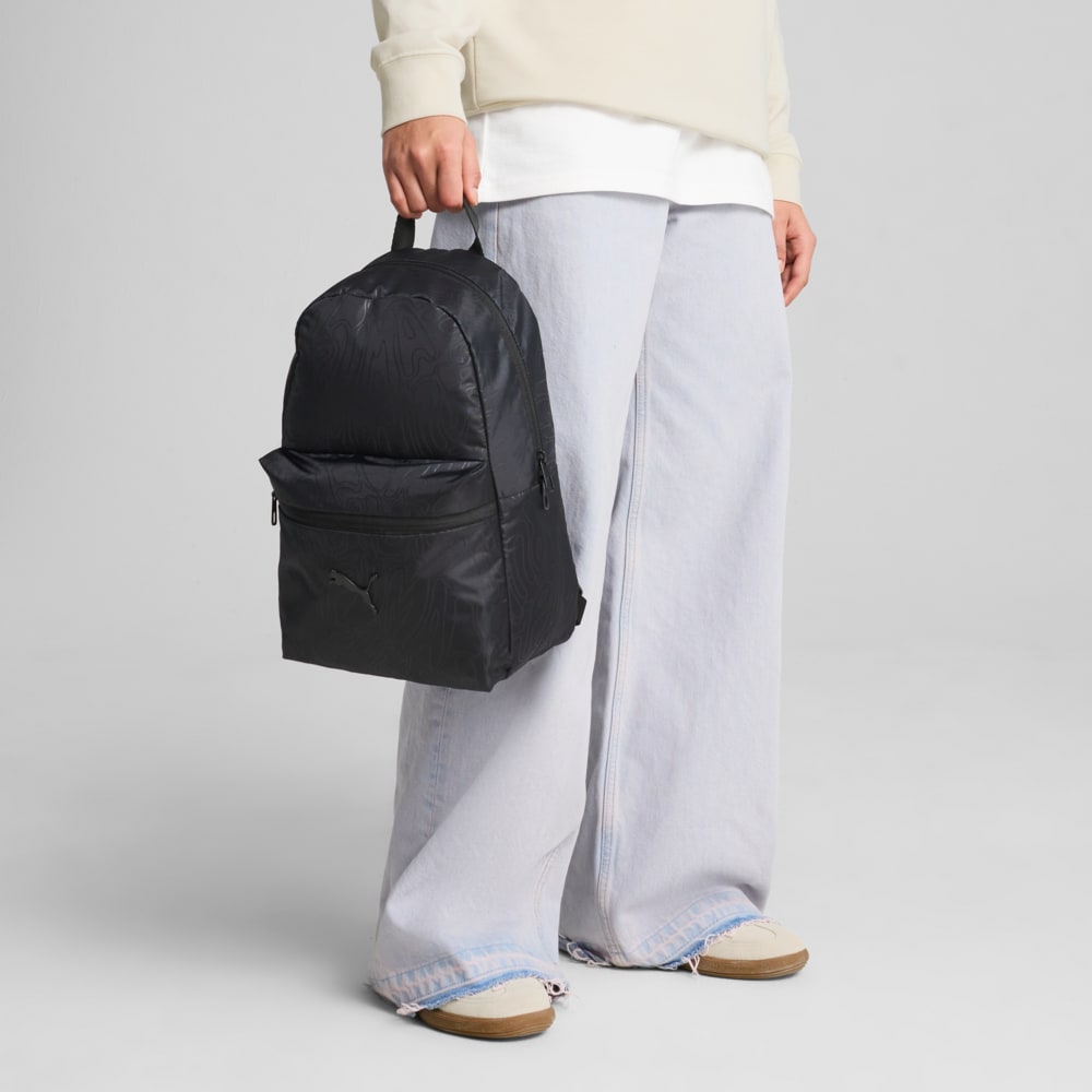 Изображение Puma Рюкзак Pop Small Backpack Women #2: PUMA Black-Graffiti AOP