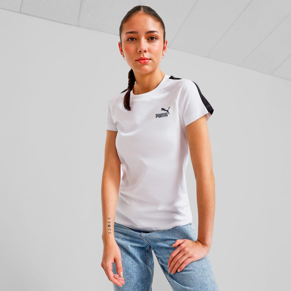 Imagen PUMA Polera tipo polo Iconic T7 Slim para mujer #1