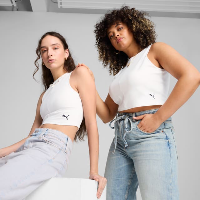 Imagen PUMA Polera corta WARDROBE Essentials para mujer