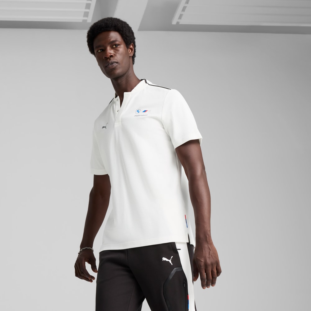 Изображение Puma Рубашка поло BMW M Motorsport Polo Men #1: Puma White