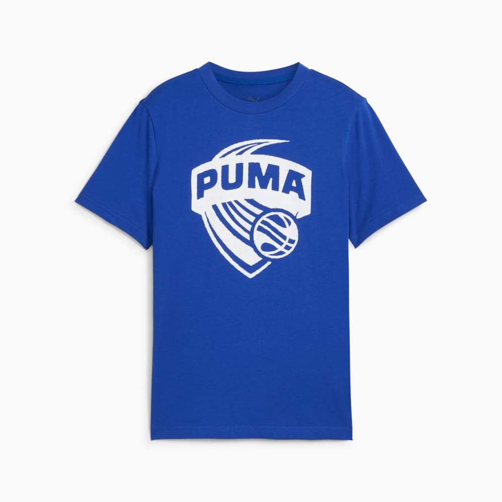 Зображення Puma Дитяча футболка Posterize Basketball Tee I Youth #1: Vivid Blue