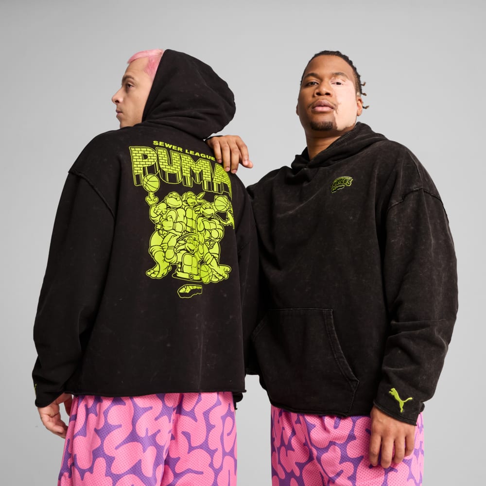 Зображення Puma Худі PUMA HOOPS x TMNT Basketball Hoodie Men #1: Puma Black