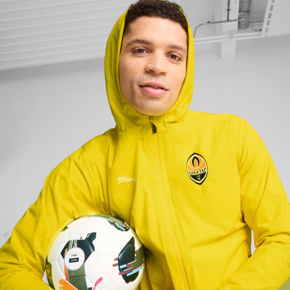 Зображення Puma Куртка FC Shakhtar Donetsk Training Rain Jacket Men #2: Faster Yellow-PUMA White